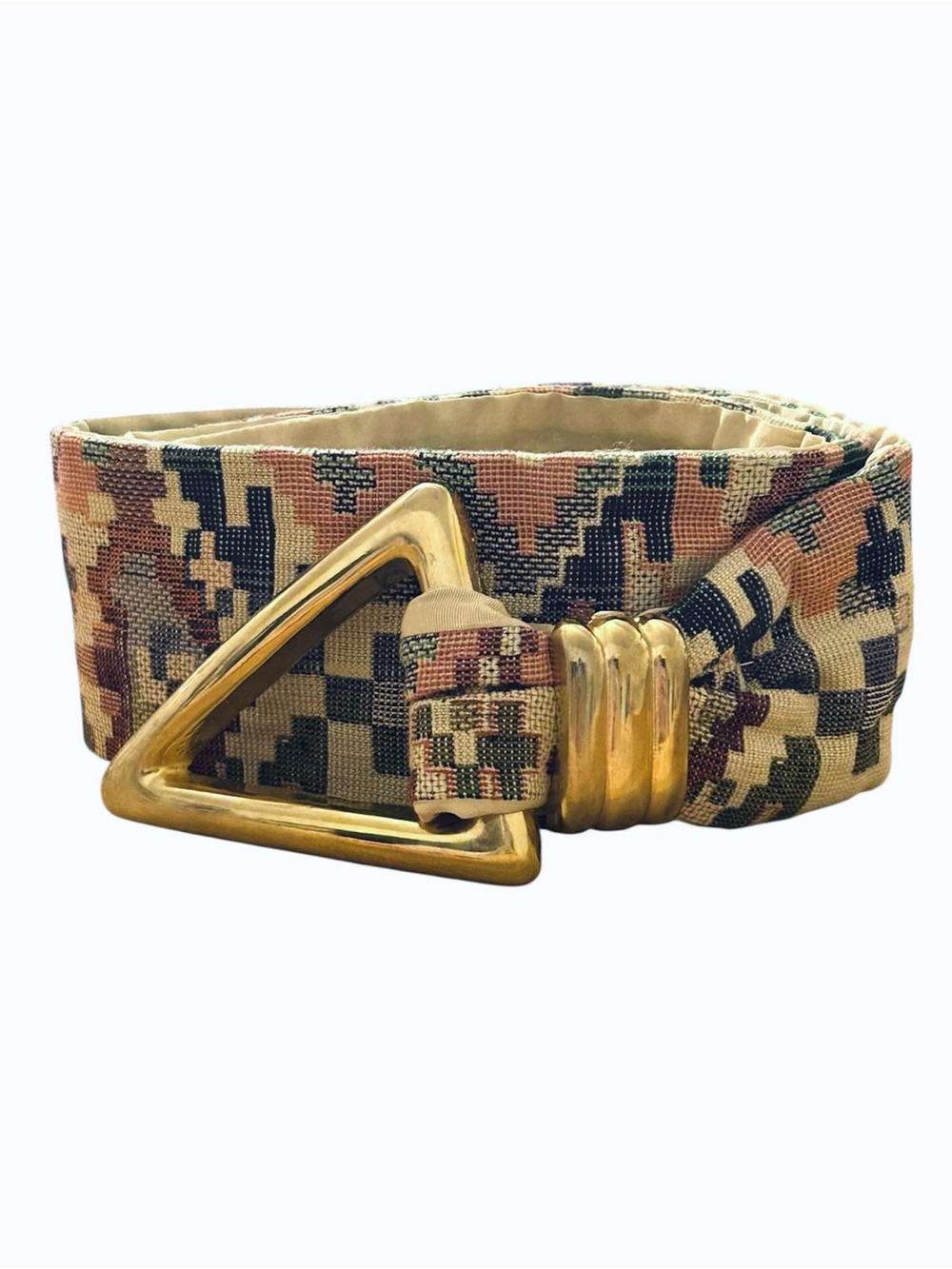 Vintage Ginnie Johansen Tapestry Belt